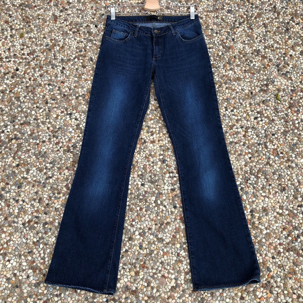 Just Cavalli Women's Jeans Size US 27-28 Flare Leg Diamante Bling Pocket